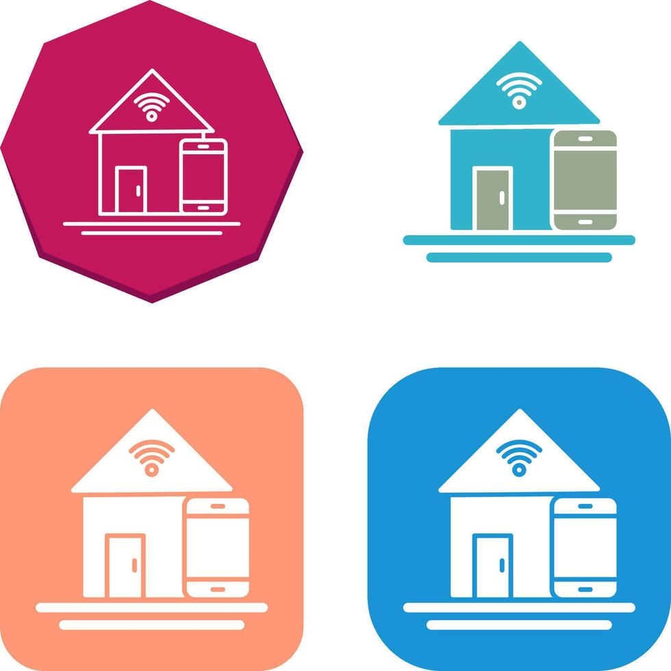 Home Automation Icon Design vector