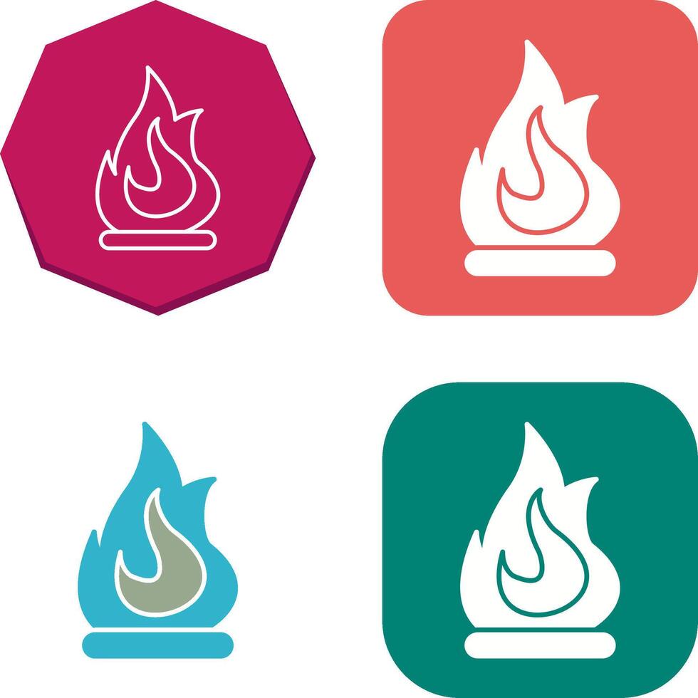 Fire Icon Design vector