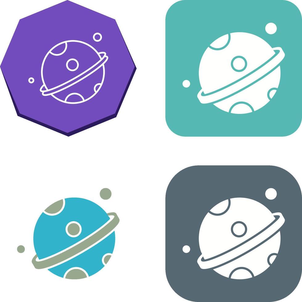 diseño de icono de planeta vector