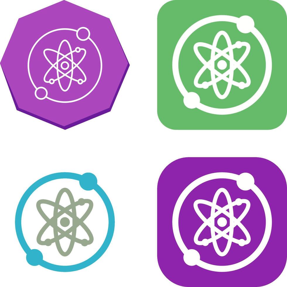 Proton Icon Design vector