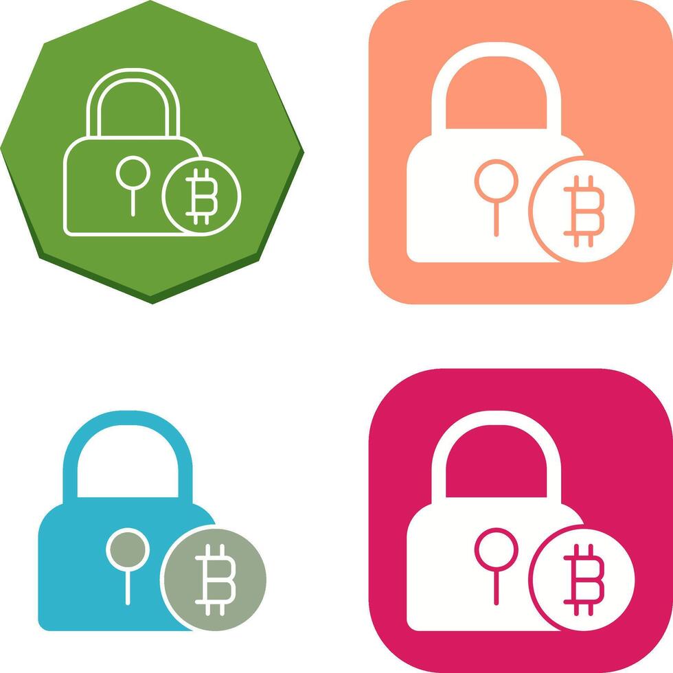 Lock Icon Design vector