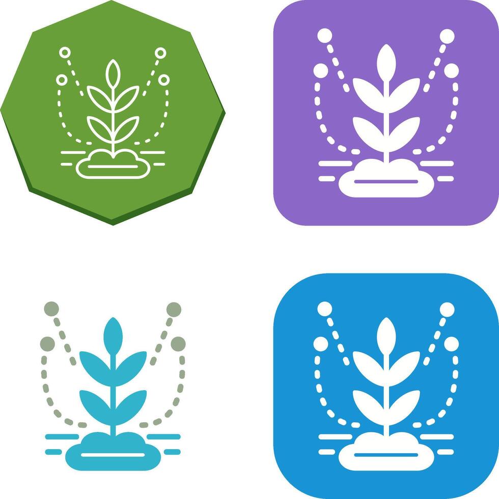 Irrigation System Icon Design vector