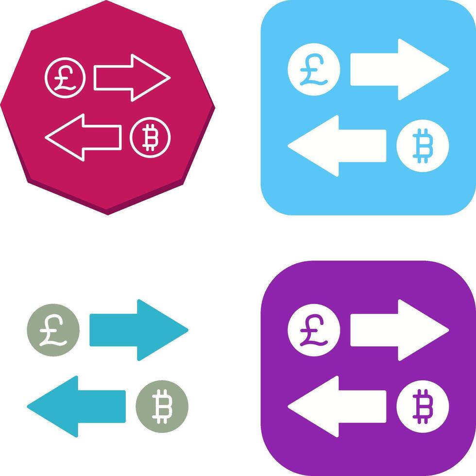 Exchange Icon Design vector