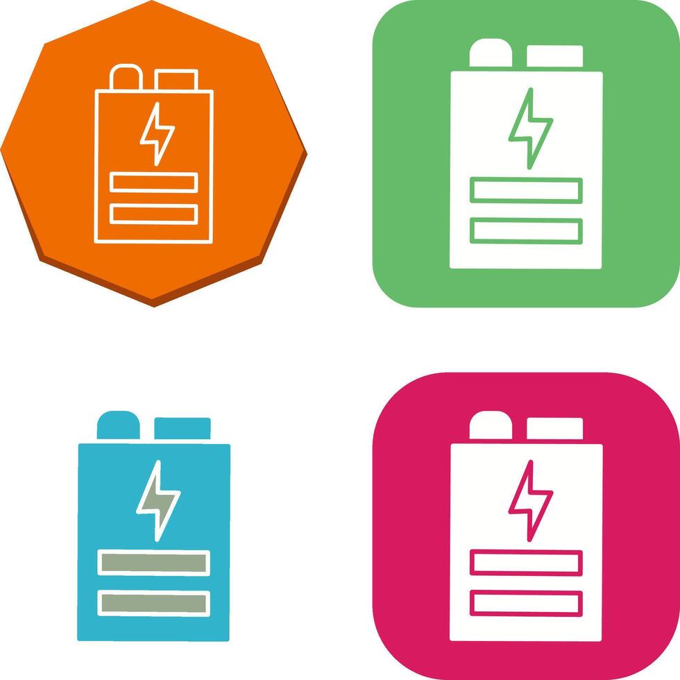 Battery Icon Design vector