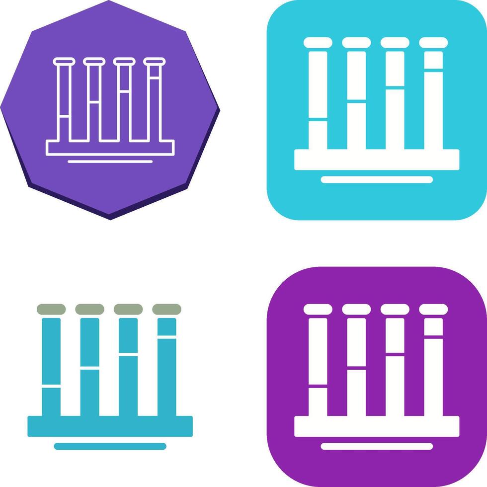 Communicating Vessels Icon Design vector