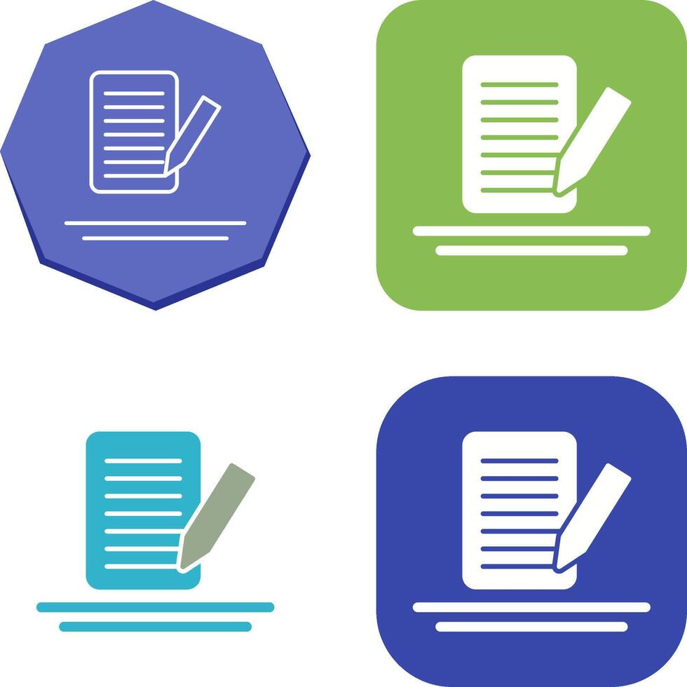 Edit Icon Design vector