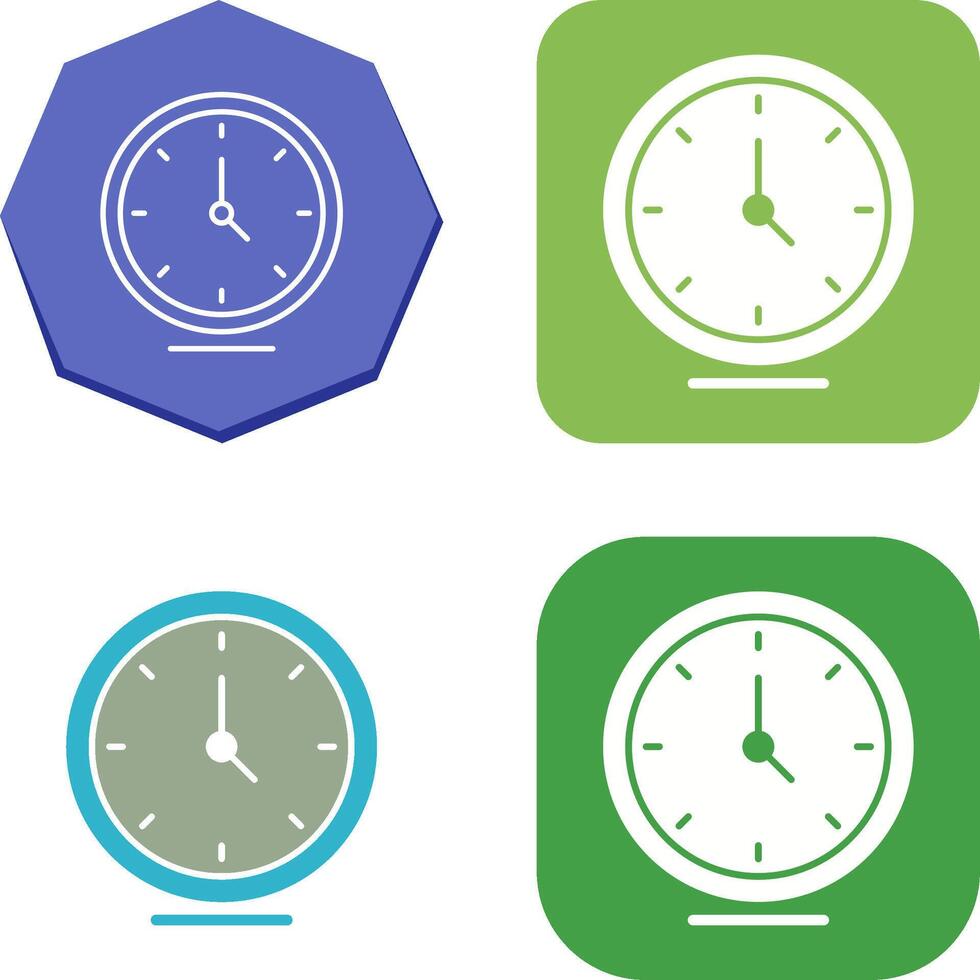 Clock Icon Design vector