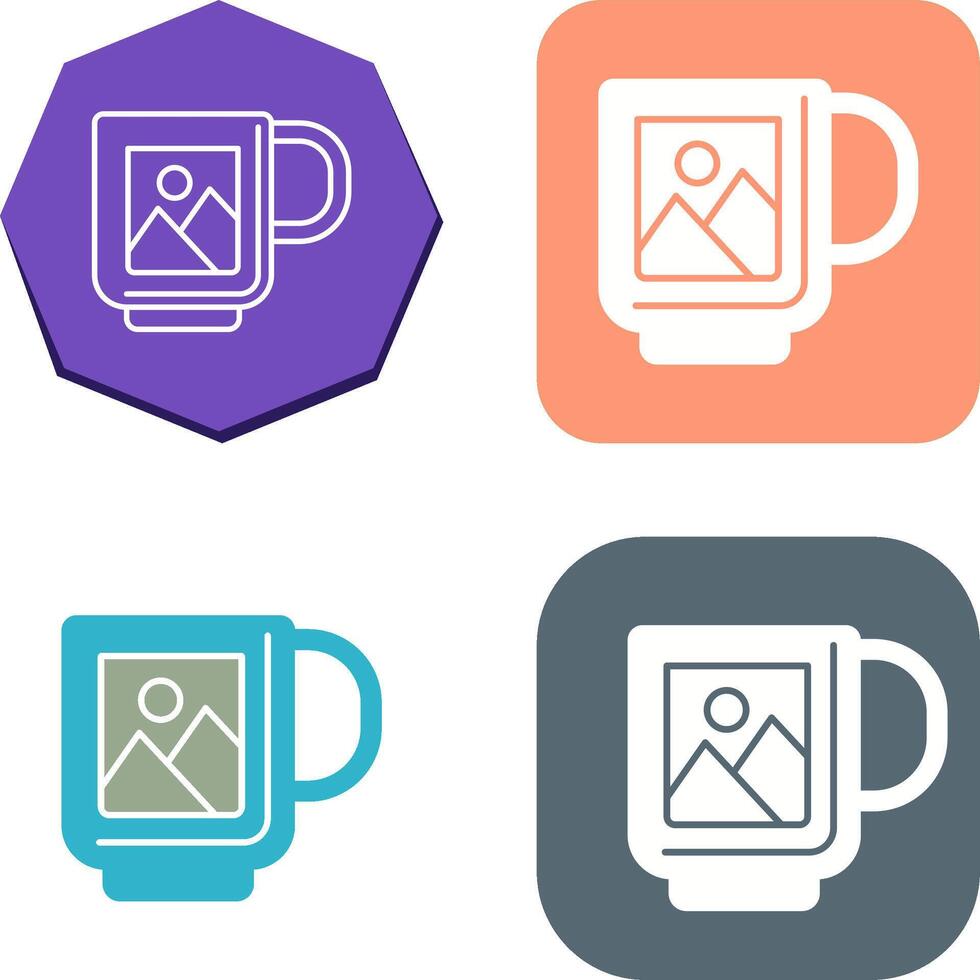 Mug Icon Design vector