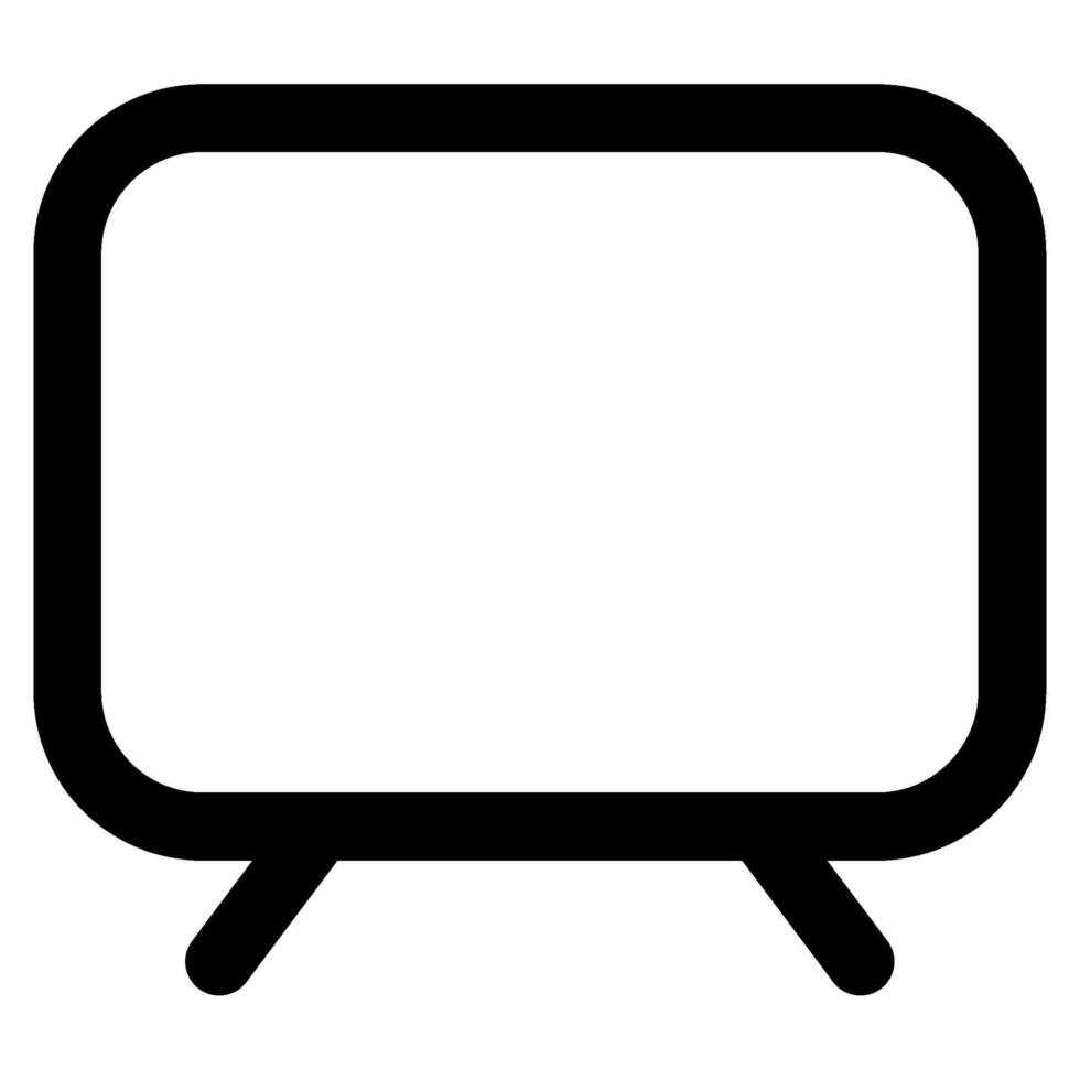 Television icon for web, app, infographic, etc vector