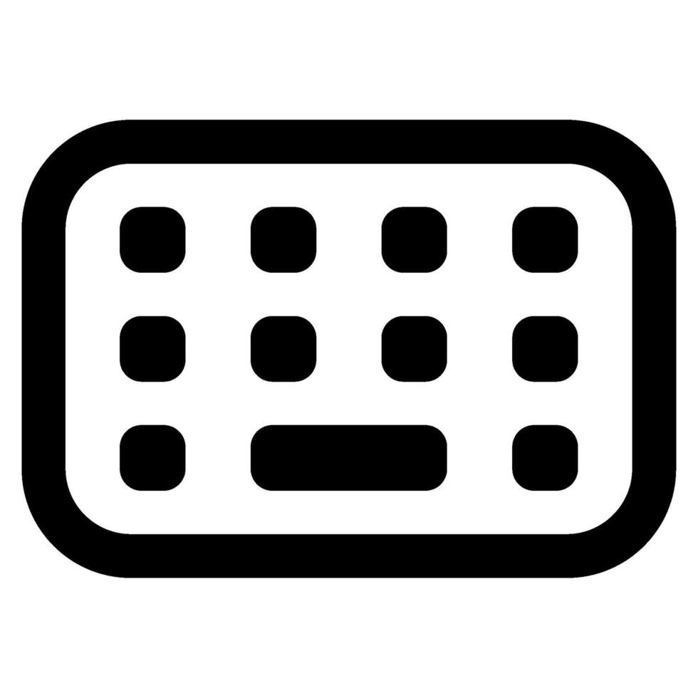 Keyboard icon for web, app, infographic, etc vector