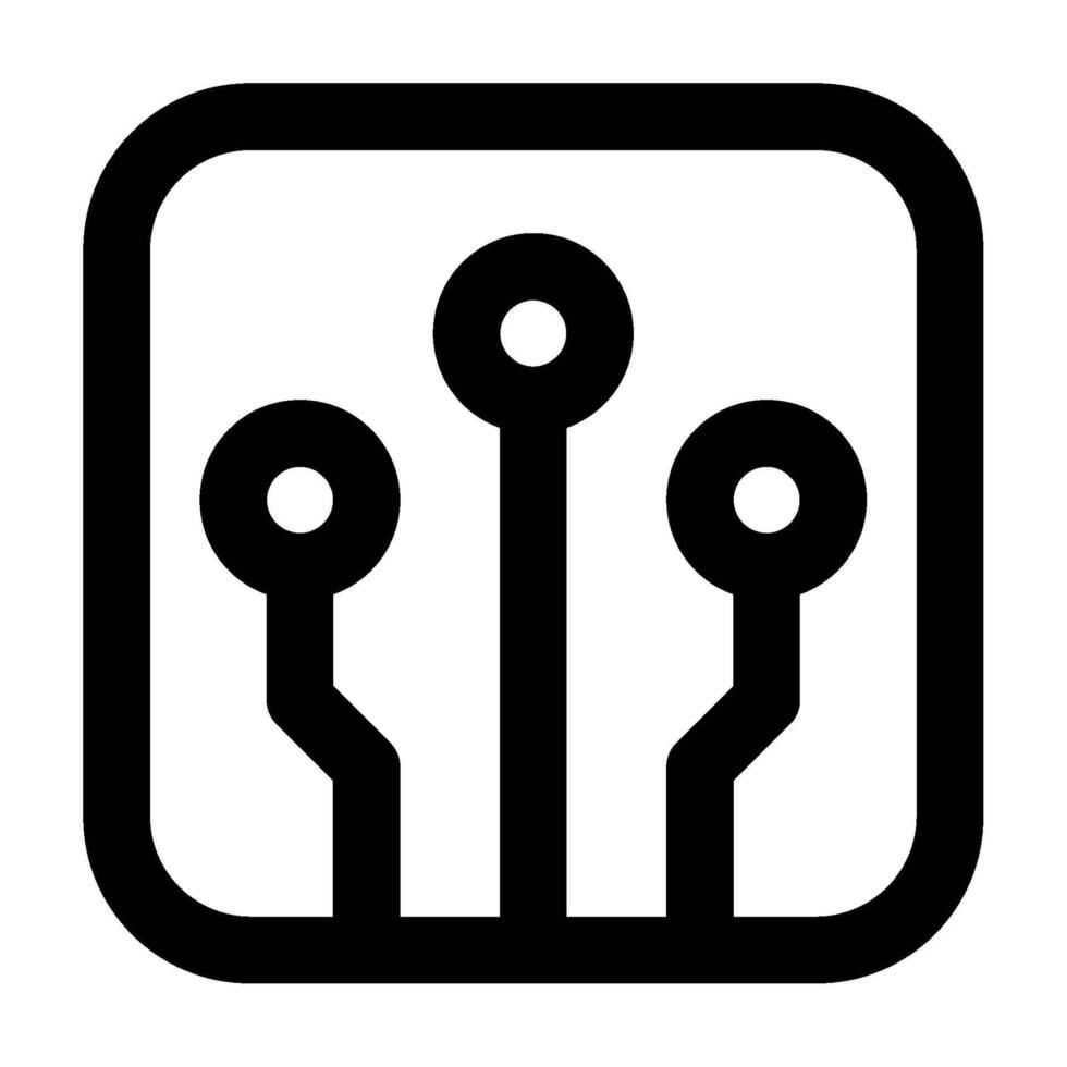 Circuit icon for web, app, infographic, etc vector