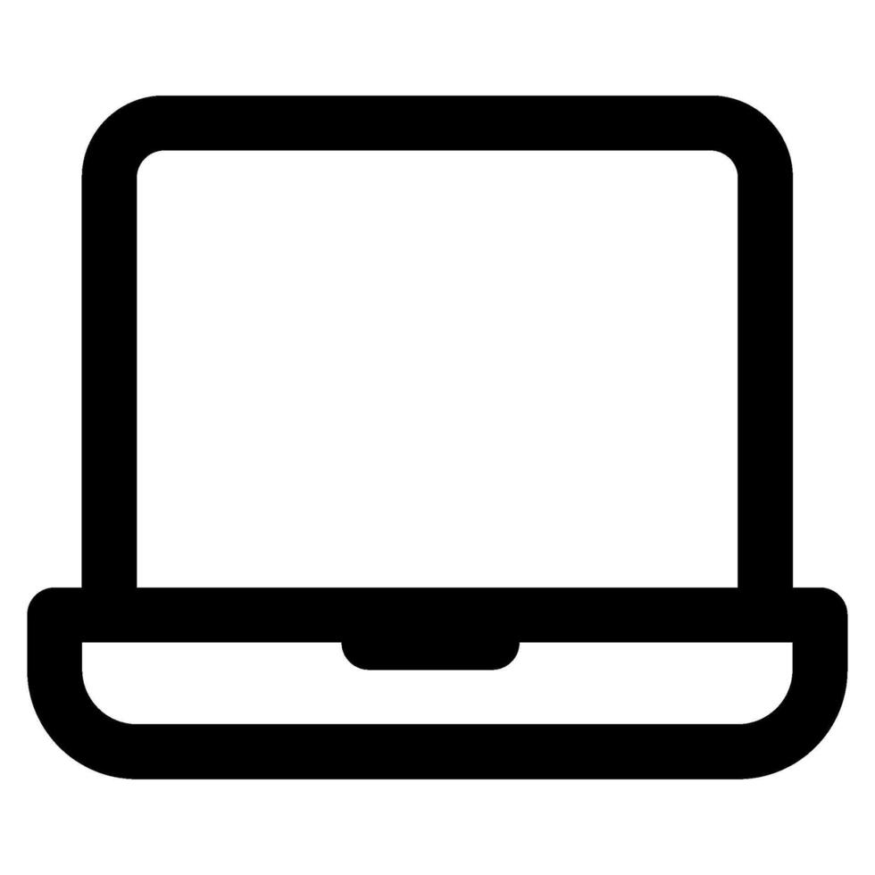 Laptop icon for web, app, infographic, etc vector