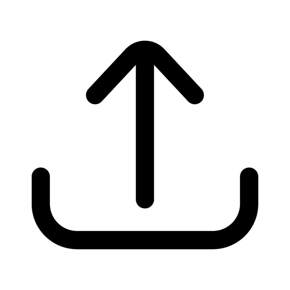 Upload icon for web, app, infographic, etc vector