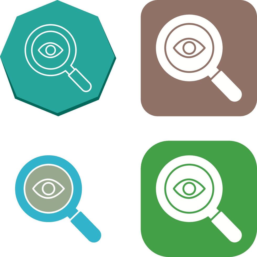 Detective Icon Design vector