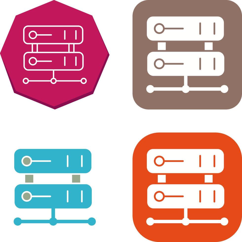 Server Icon Design vector