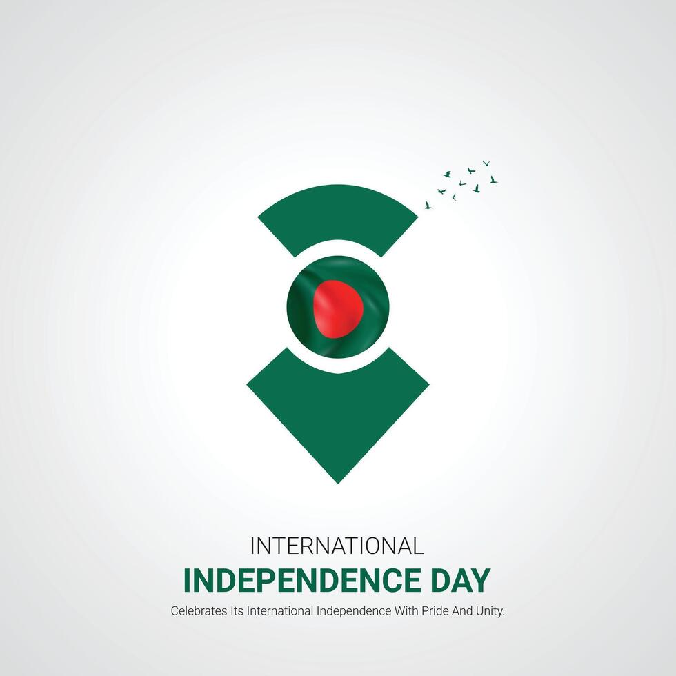 bangladesh independence day. bangladesh independence day creative ads design March 26. , 3D illustration. vector