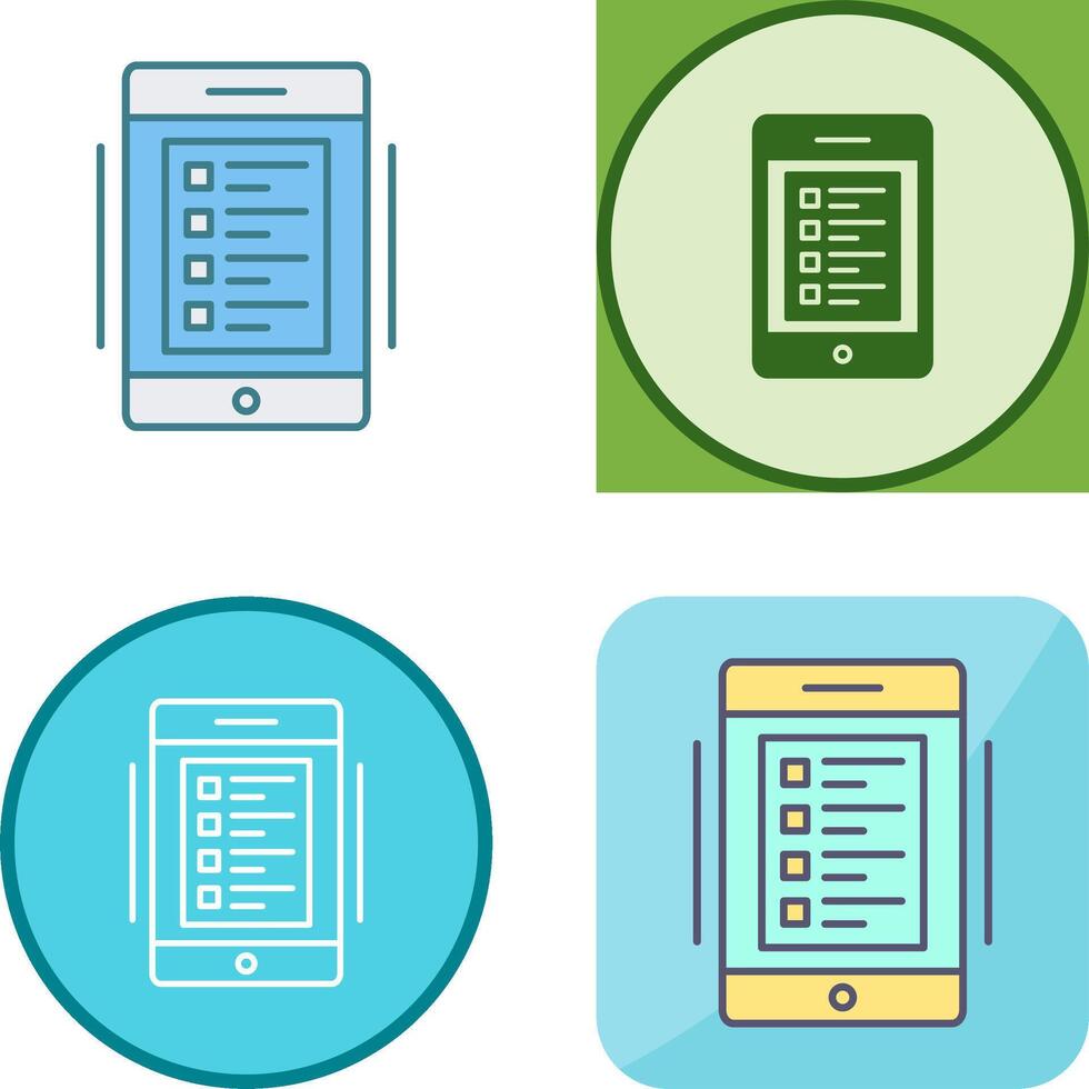 Online Test Icon Design vector