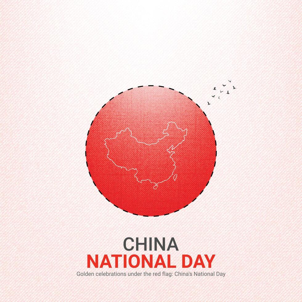 china national day. china national day creative ads design 1 Oct . , 3D illustration. vector