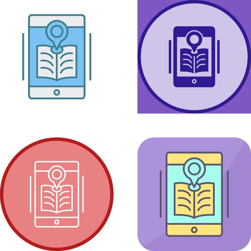 Library Icon Design vector