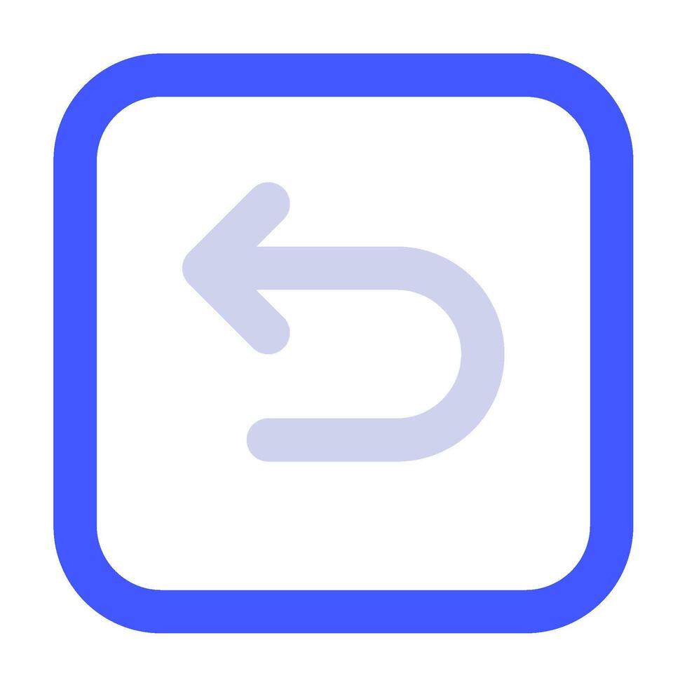 Undo icon for web, app, infographic, etc vector