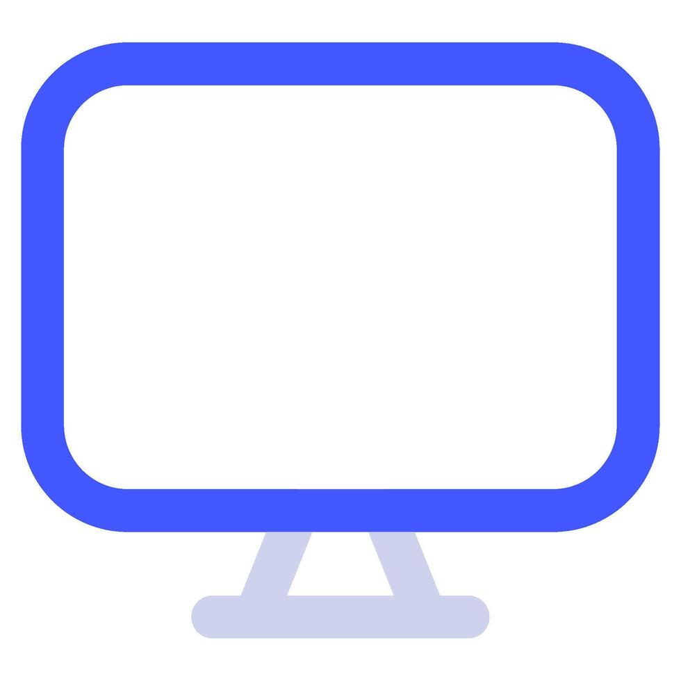 Monitor icon for web, app, infographic, etc vector