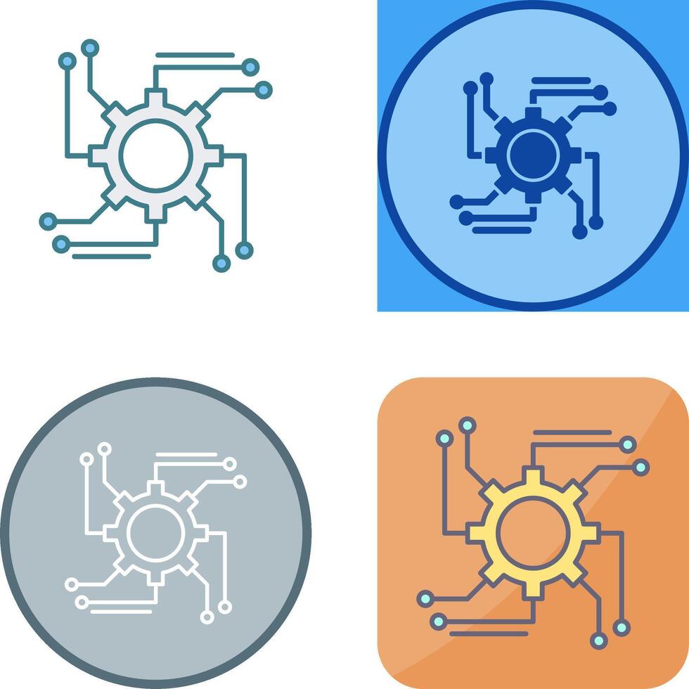 Automation Icon Design vector