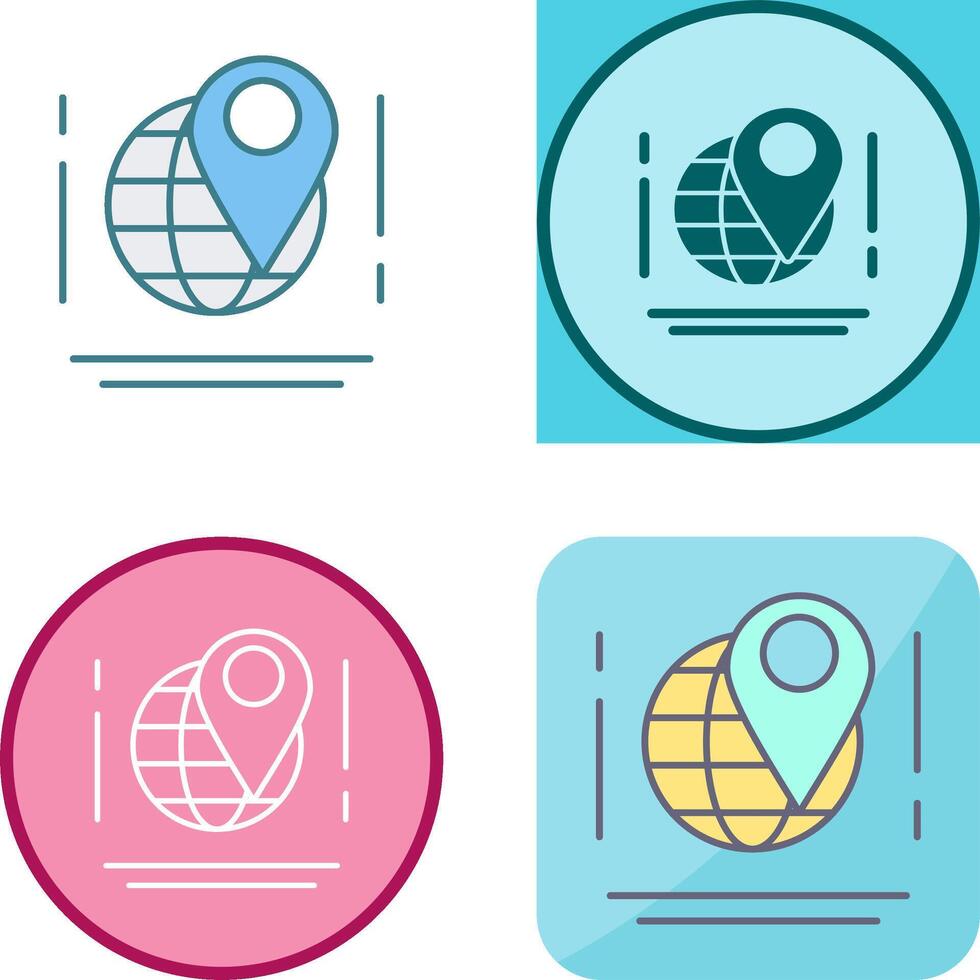 Map Icon Design vector