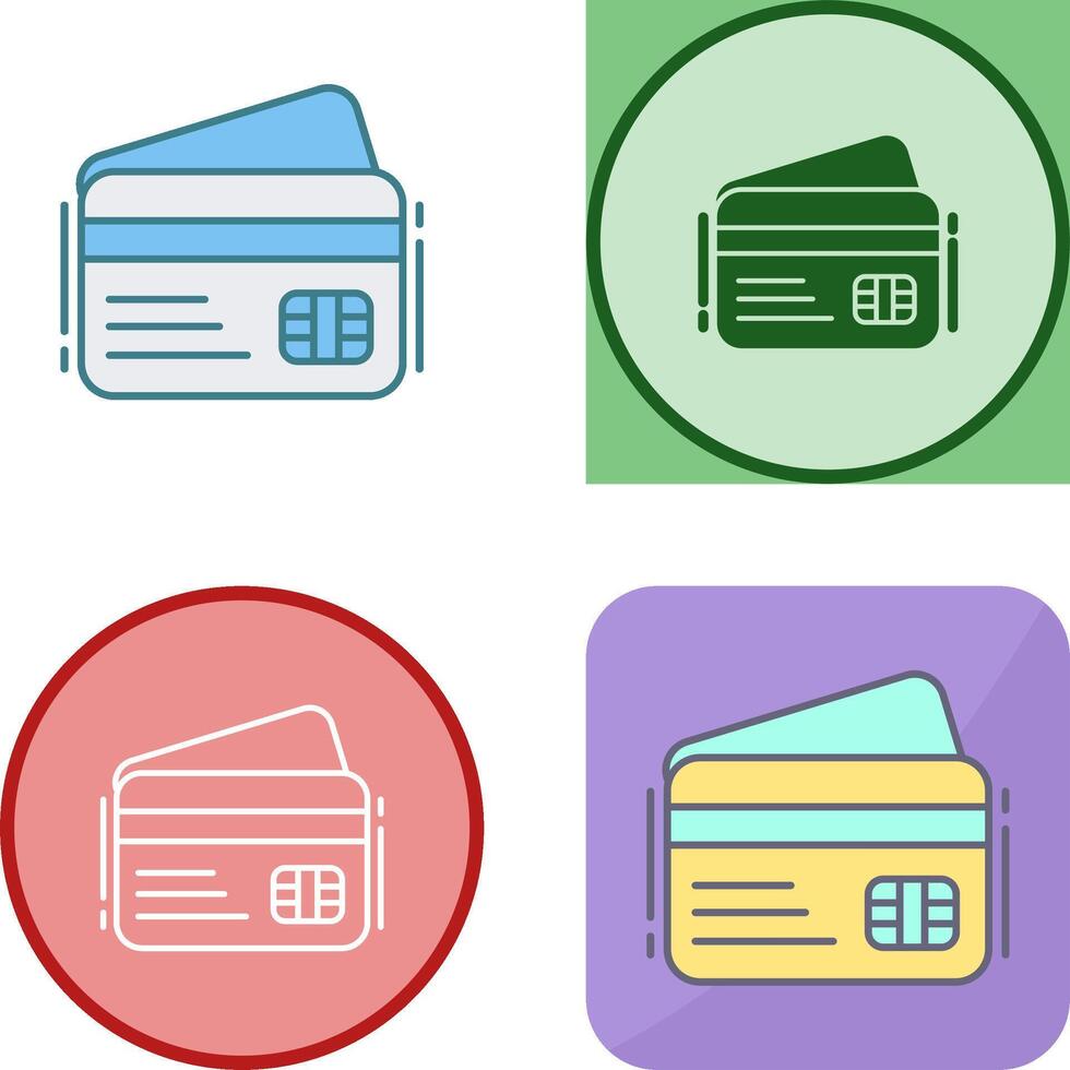 Credit Card Icon Design vector