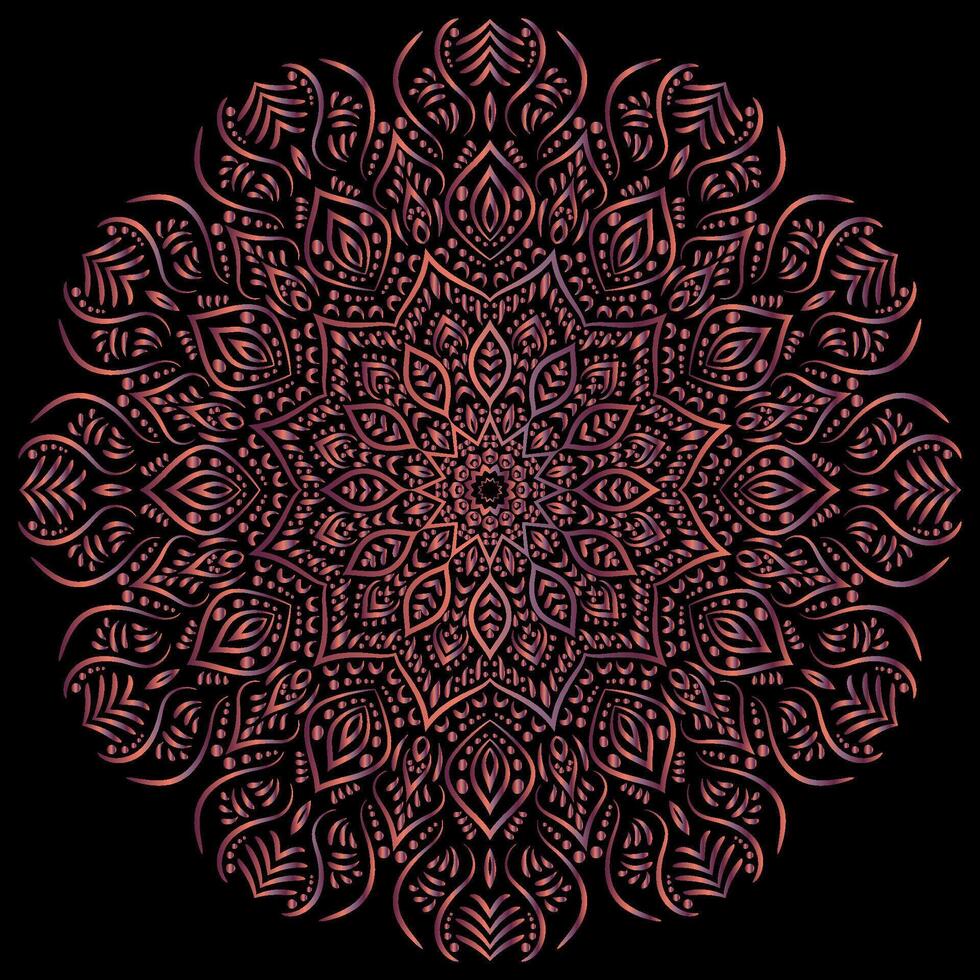 mandala art for template design vintage decoration,book cover,motif,Ethnic design,logo,background,flyer,poster,banner,brochure,ornament vector