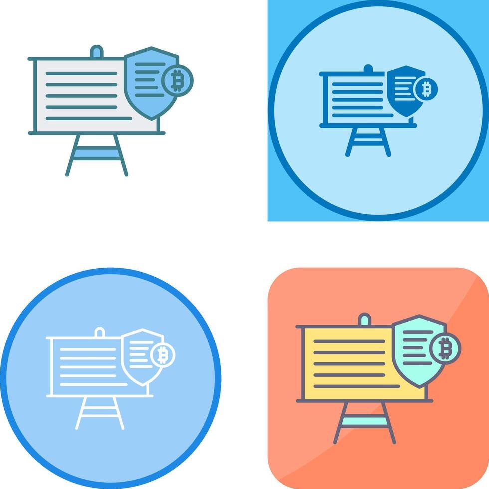 Presentation Icon Design vector