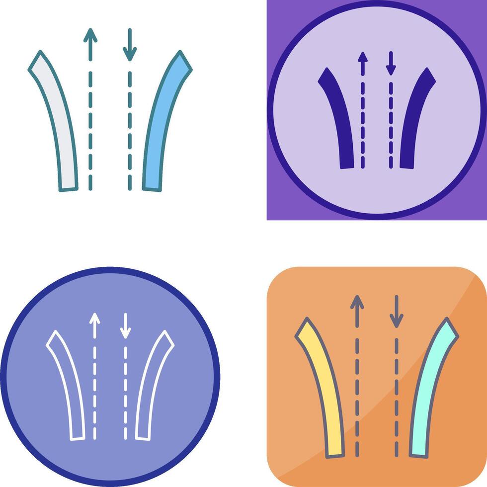 Way Icon Design vector