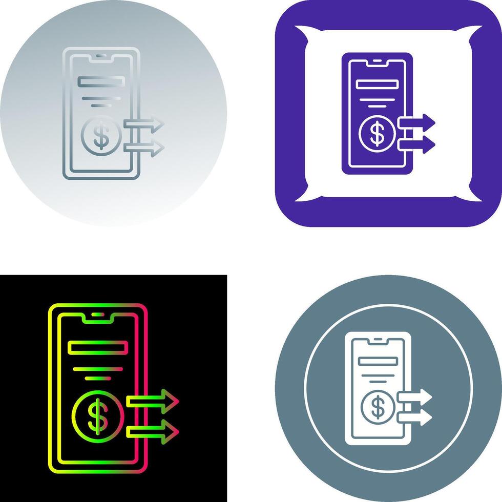 Transfer Icon Design vector