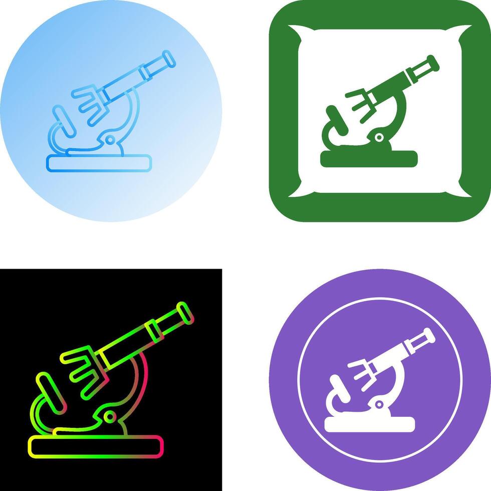 Microscope Icon Design vector