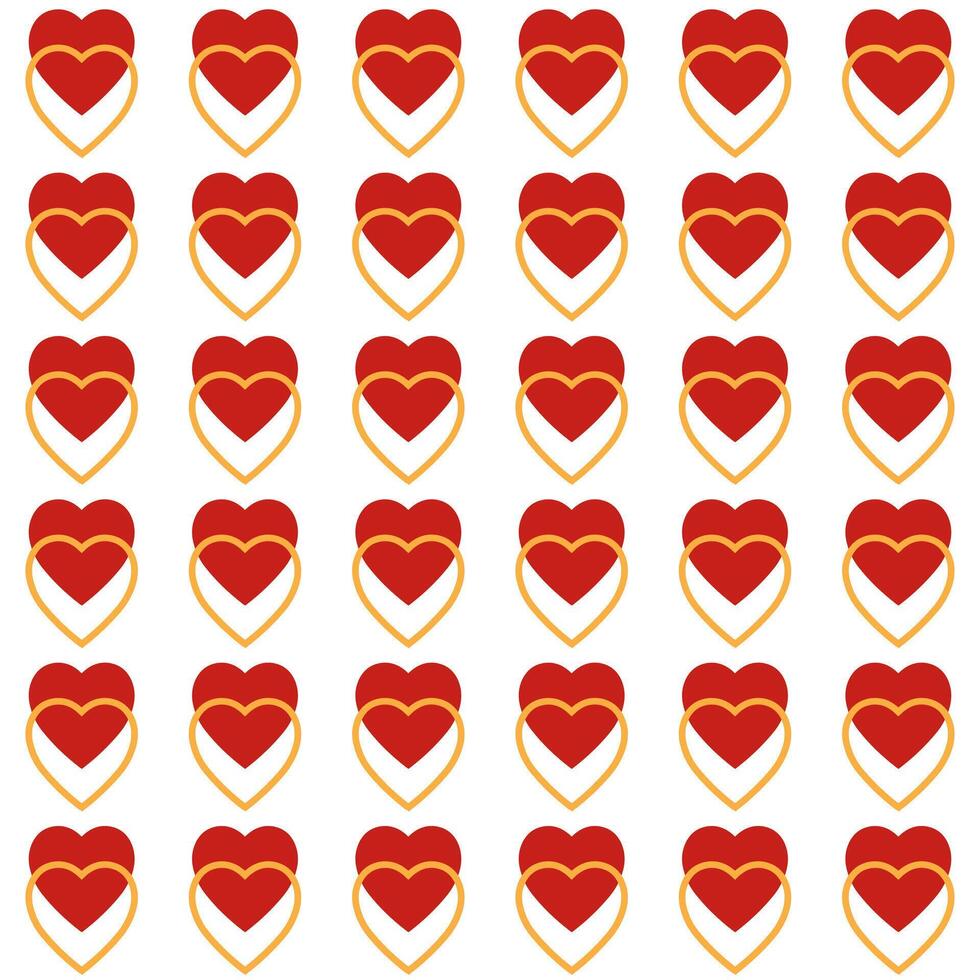 Heart Pattern Background vector