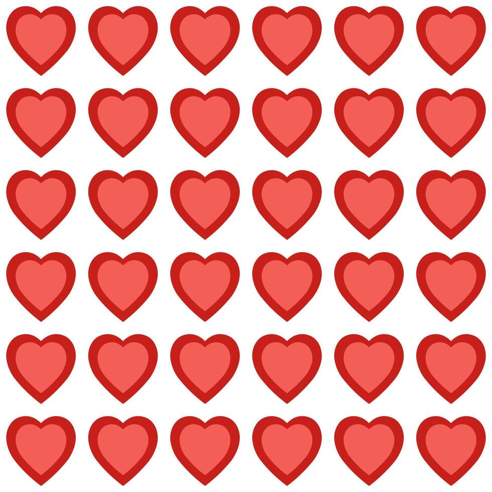 Heart Pattern seamless Background vector