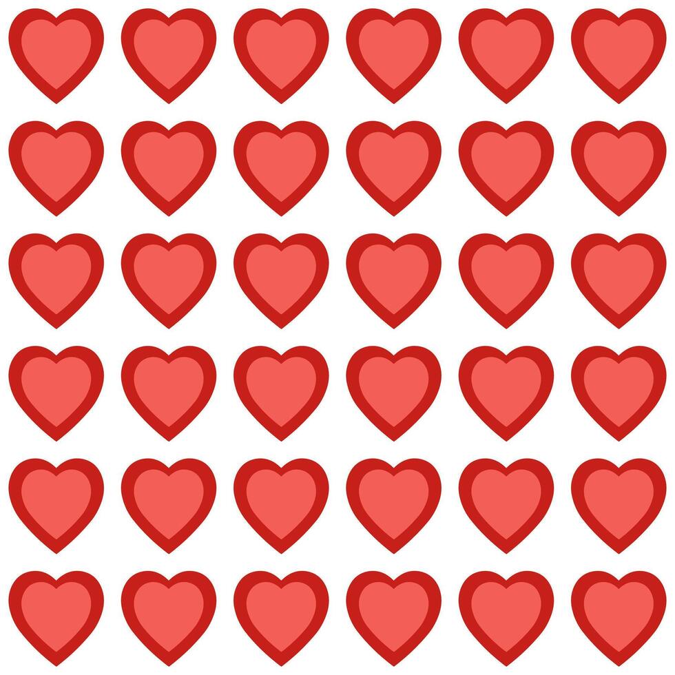 Heart Pattern seamless Background vector