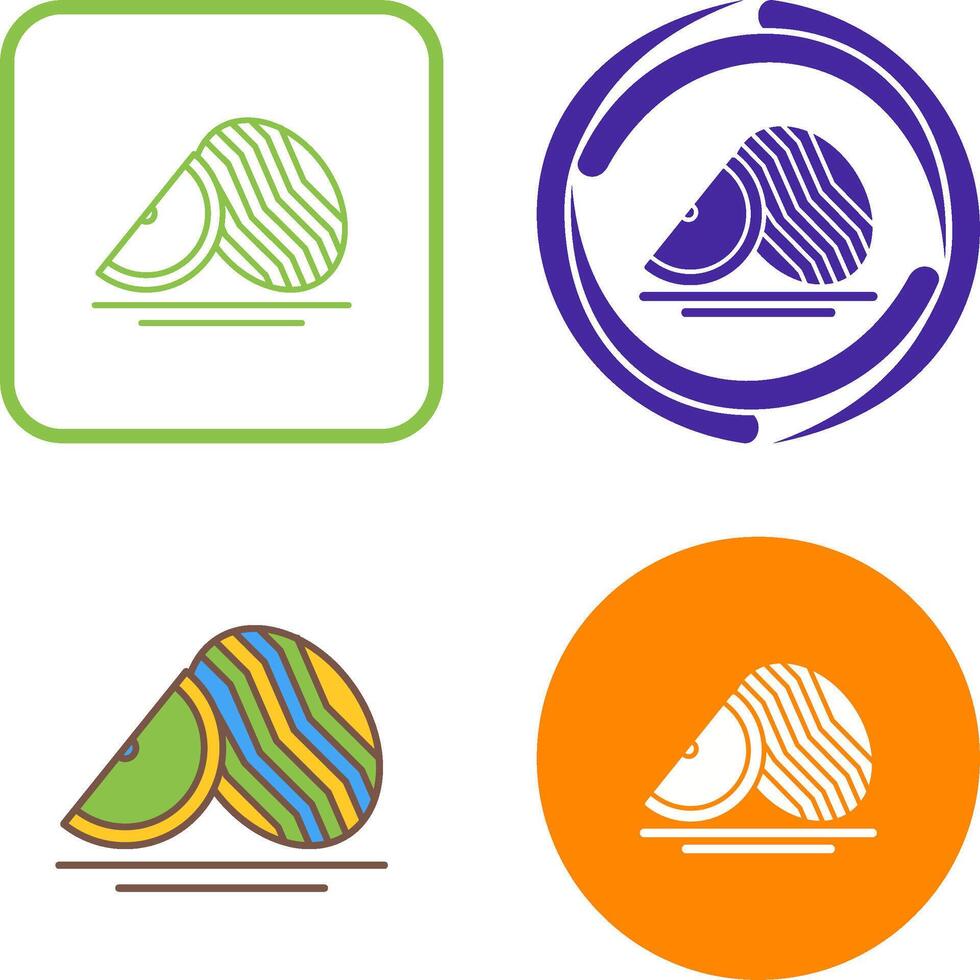 Watermelon Icon Design vector