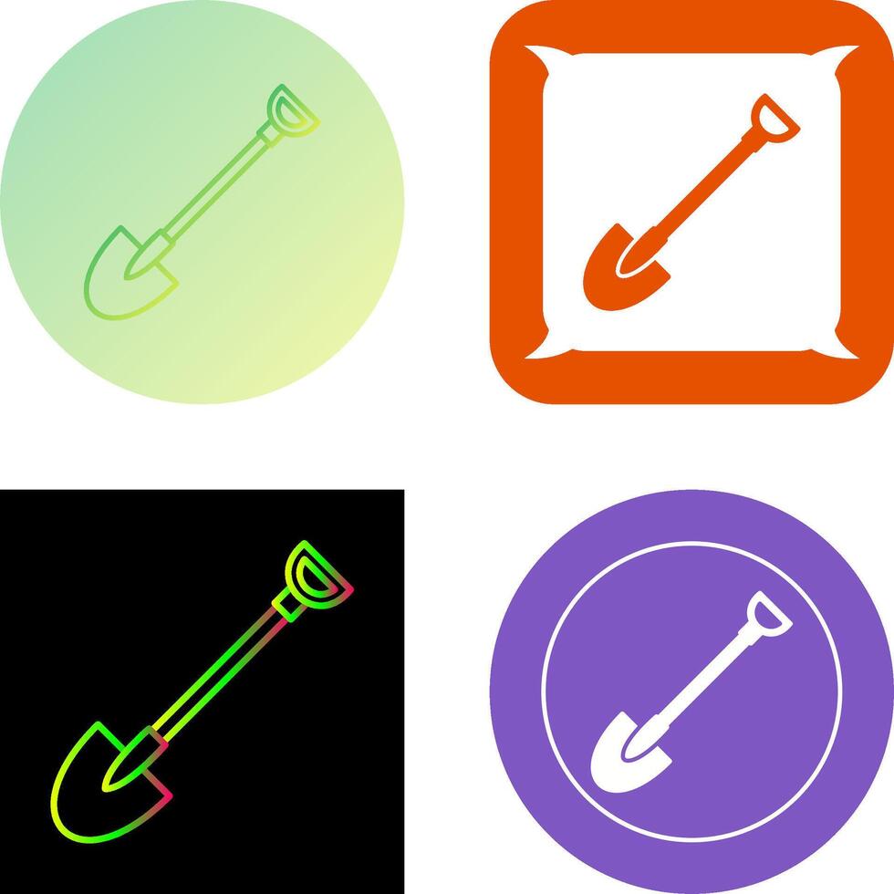 Shovel Icon Design vector