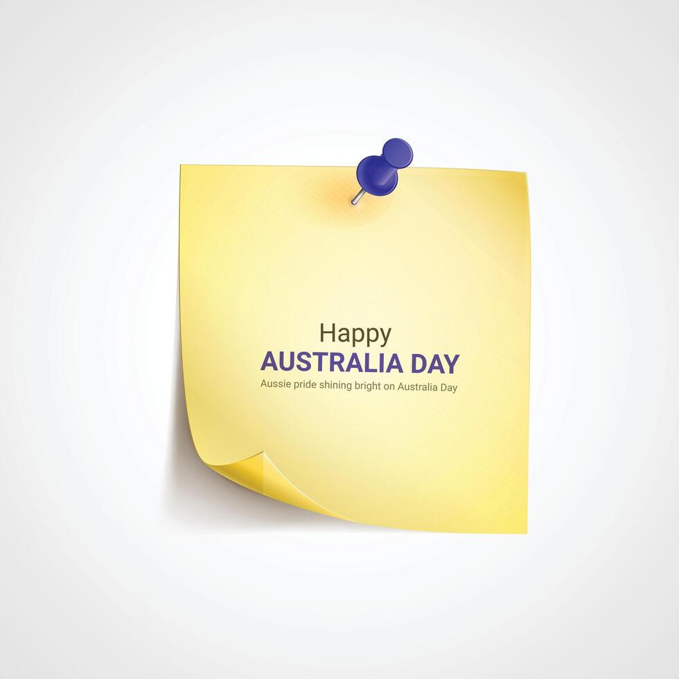 Happy Australia Day. Australia Day creative ads design vector