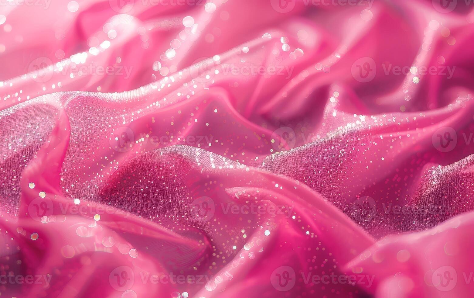 A pink fabric with glitter on it photo