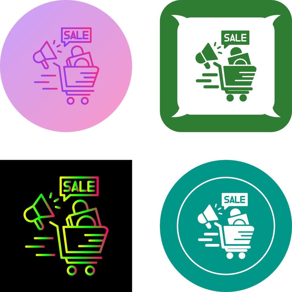 diseño de icono de venta vector