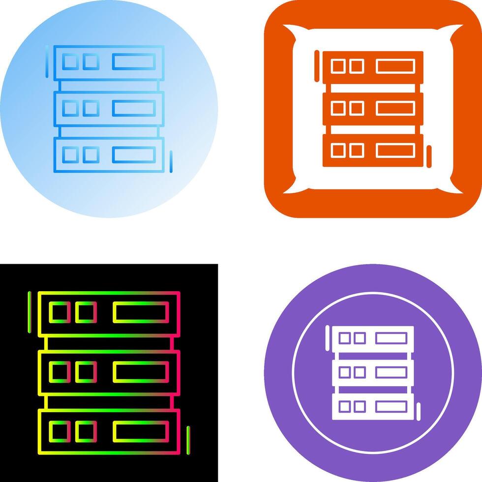 Server Icon Design vector