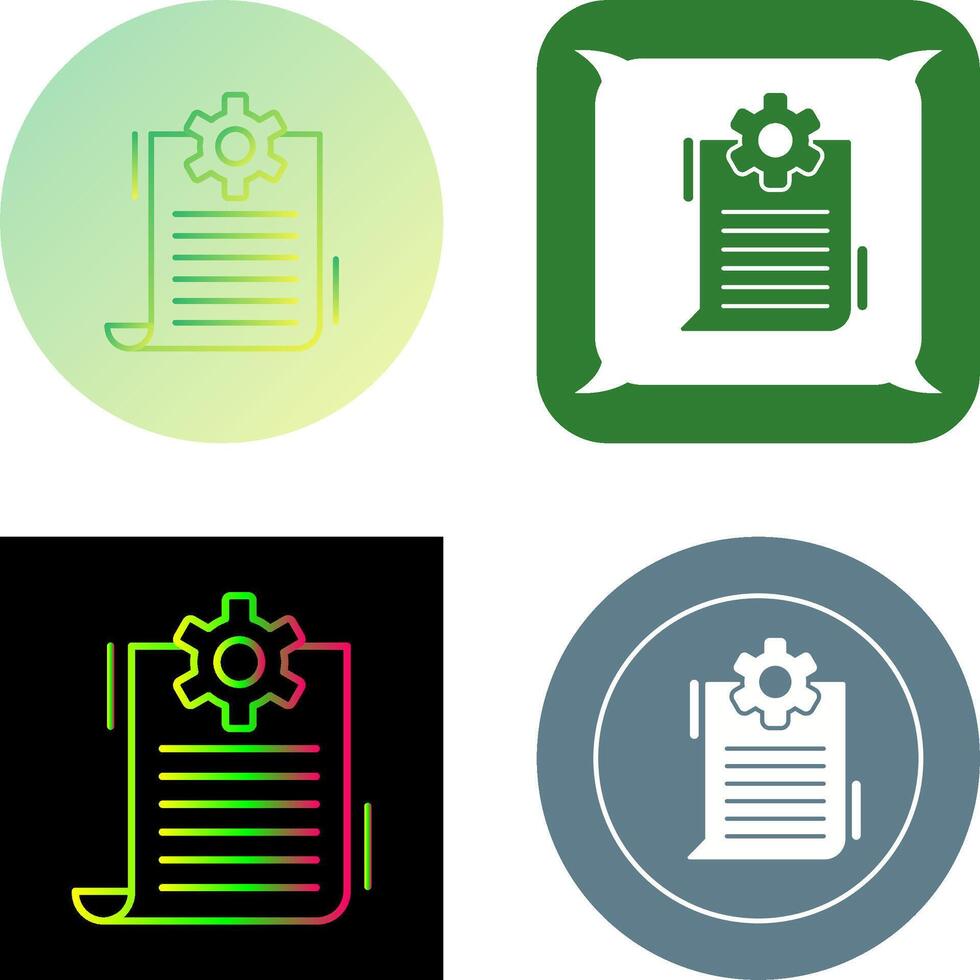 Content Management Icon Design vector