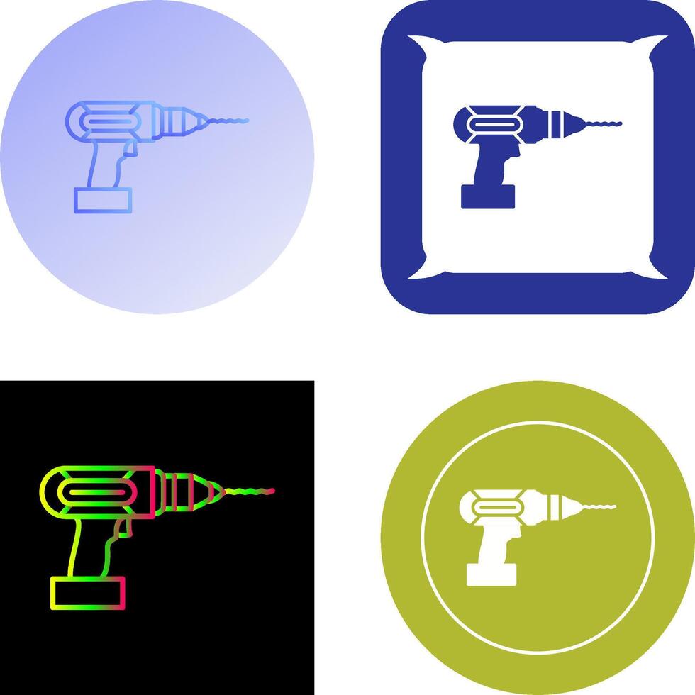 Drill Icon Design vector