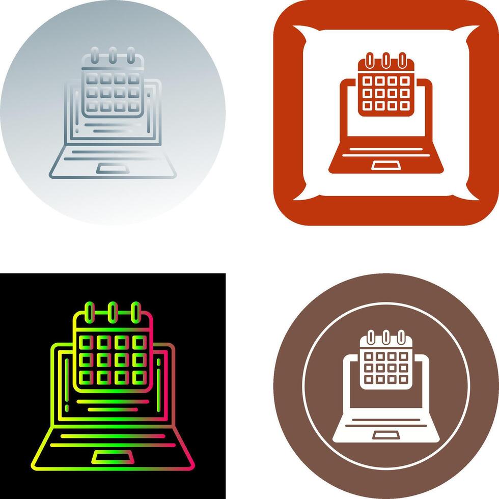 Timetable Icon Design vector