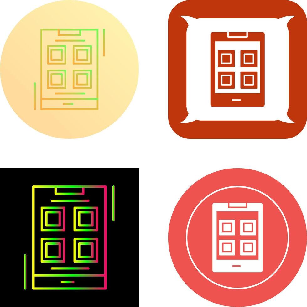 Apps Icon Design vector