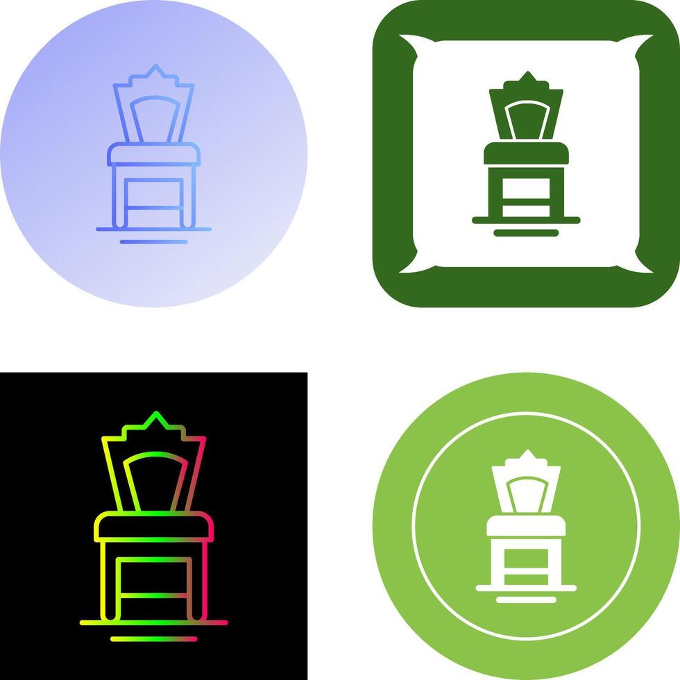 Chair Icon Design vector