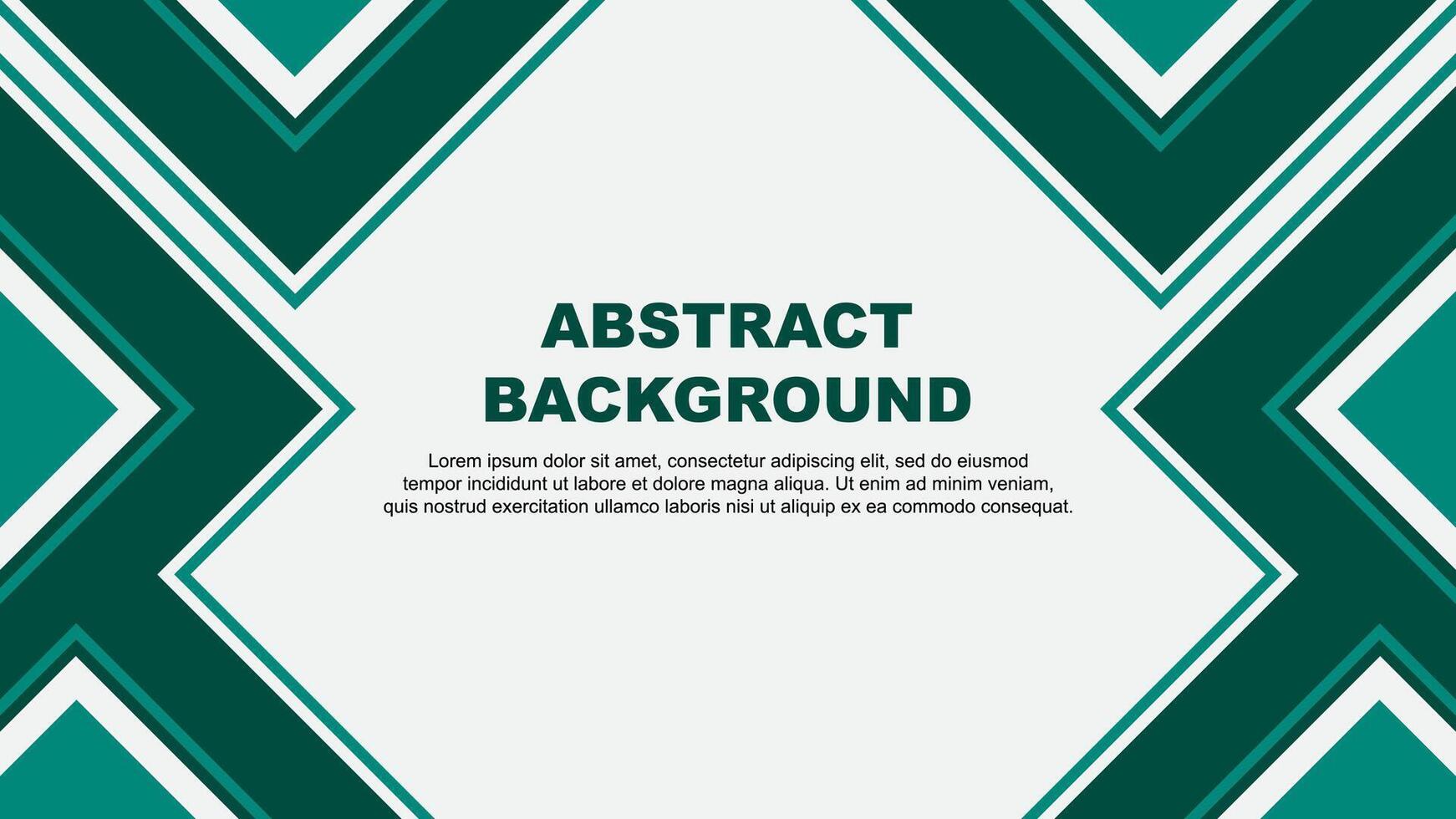 Abstract Teal Green Background Design Template. Abstract Banner Wallpaper Illustration. Teal Green vector