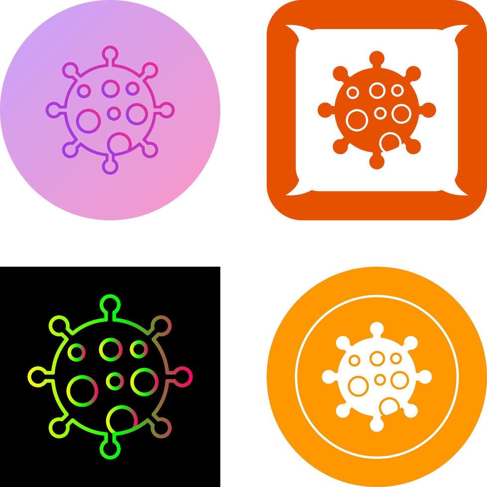 Virus Icon Design vector