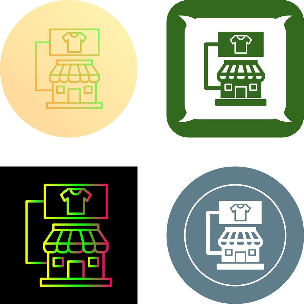 Store Icon Design vector